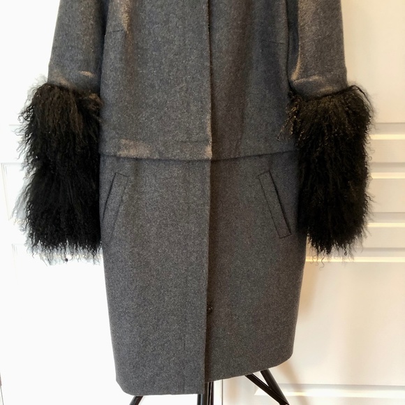 Adam Lippes grey wool coat - Picture 3 of 6